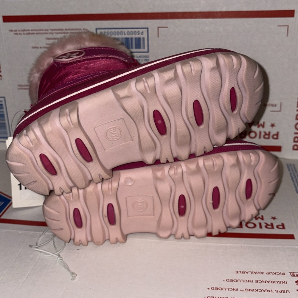 Cat & Jack Pink Snow and Rain Boots - Picture 5 of 8